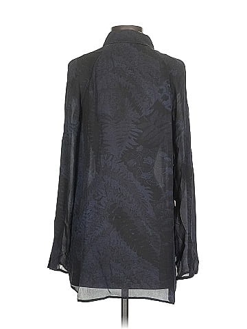 Raquel Allegra Long Sleeve Silk Top (view 2)