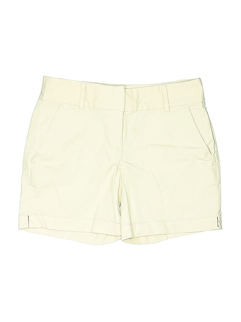 Pre-owned Ann Taylor Loft Khaki Shorts In Yellow