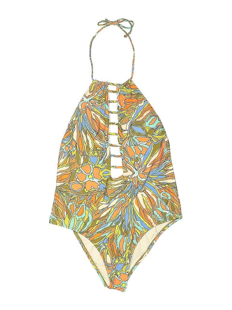 Click to view more detailed imagery on our partner's website Pre-owned Volcom One Piece Swimsuit In Yellow