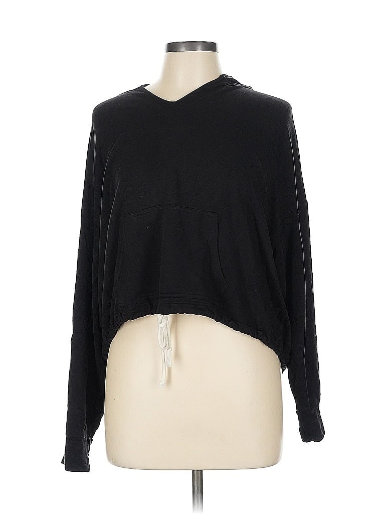 Pre-owned Lou & Grey Pullover Sweater In Black