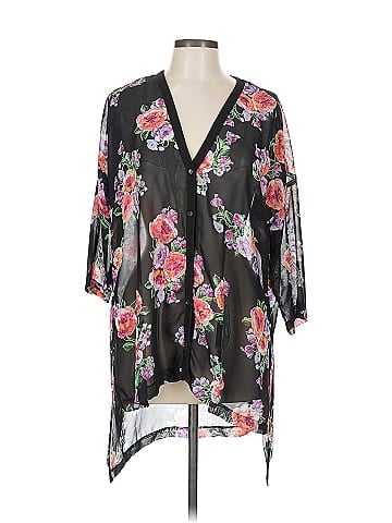 H.I.P. Happening in the Present 3/4 Sleeve Blouse (view 1)