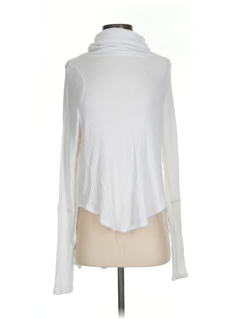 Pre-owned We The Free Turtleneck Sweater In White