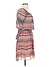 Max Studio 100% Polyester Print Orange Casual Dress Size S - photo 4