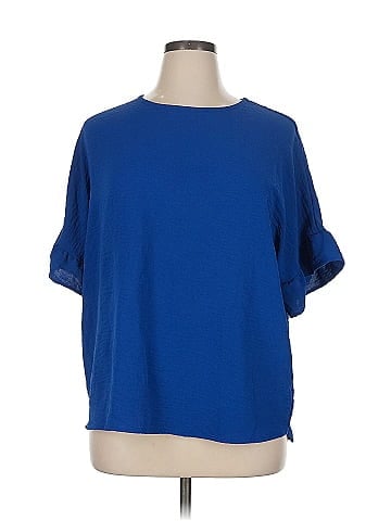 Zenana Short Sleeve Blouse (view 1)