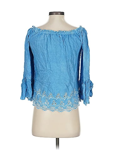 Poof! 3/4 Sleeve Blouse (view 2)