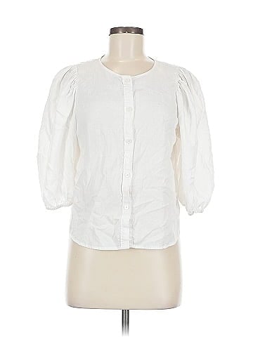H&M 3/4 Sleeve Button-Down Shirt (view 1)