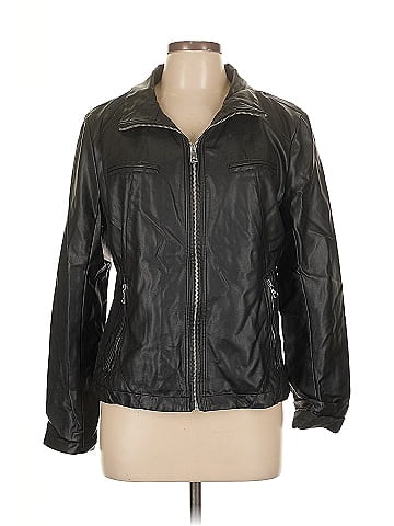 Kenneth Cole New York Faux Leather Jacket (view 1)