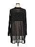 Eva Franco 100% Polyester Stars Black Casual Dress Size 2X - photo 1