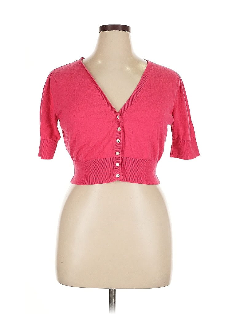 Pre-owned Old Navy Cardigan Sweater In Pink