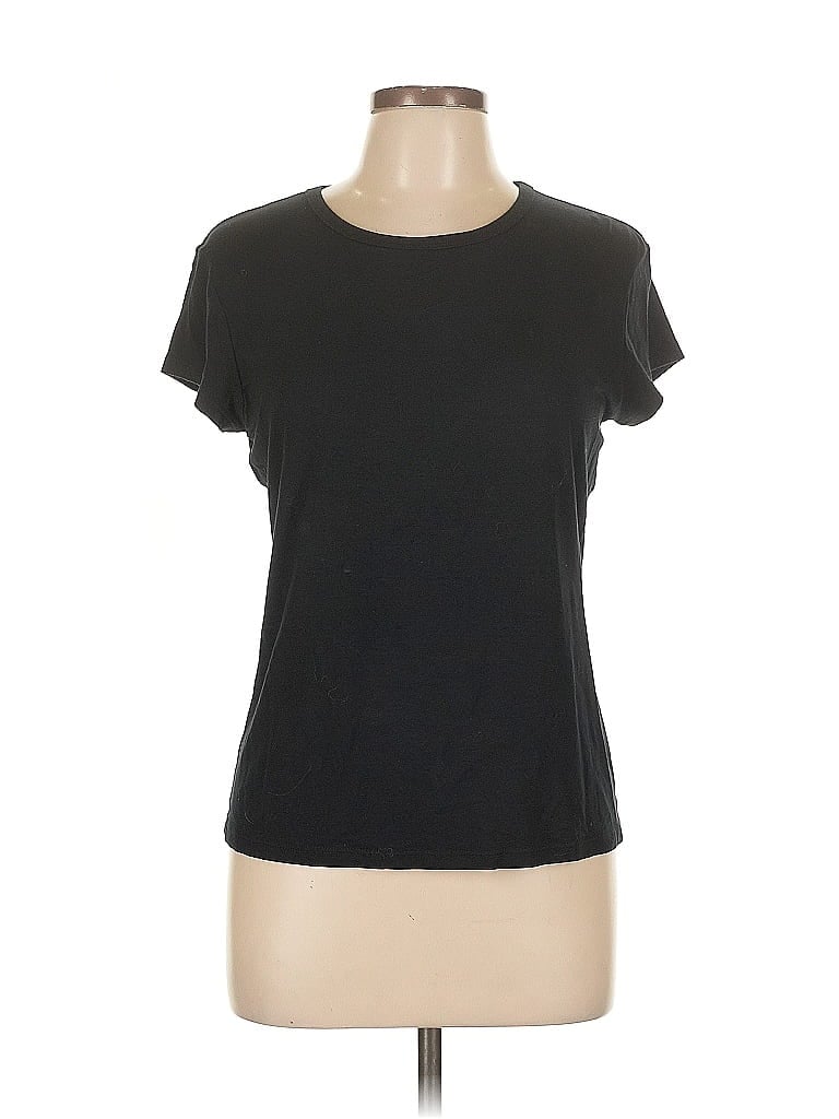 Pre-owned Banana Republic Short Sleeve T-shirt In Black