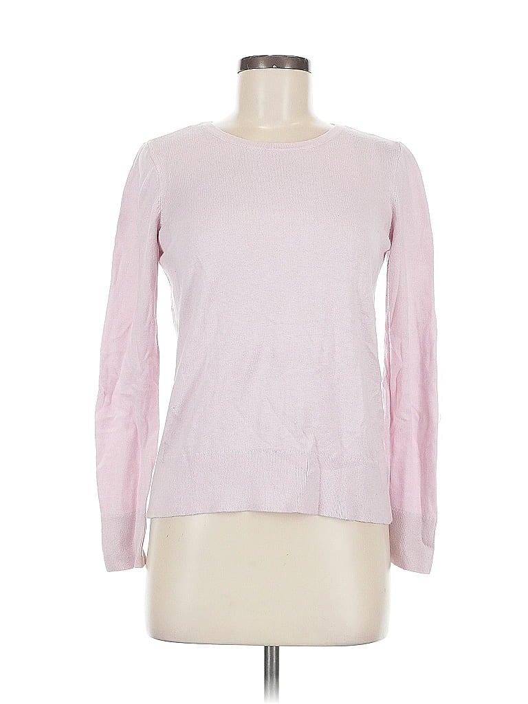 Pre-owned Ann Taylor Factory Pullover Sweater In Pink