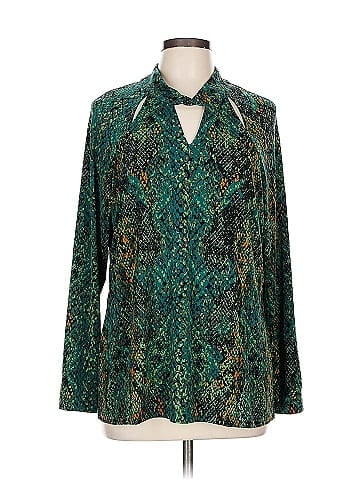 Susan Graver Long Sleeve Blouse (view 1)