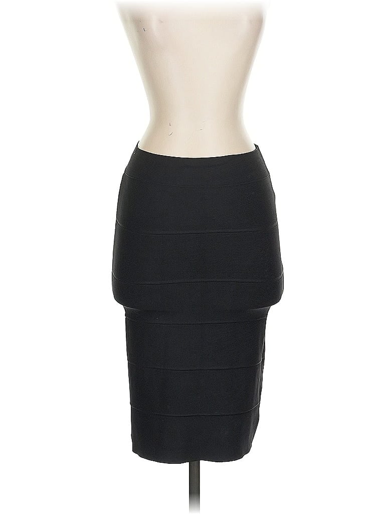 Pre-owned Bcbgmaxazria Formal Skirt In Black