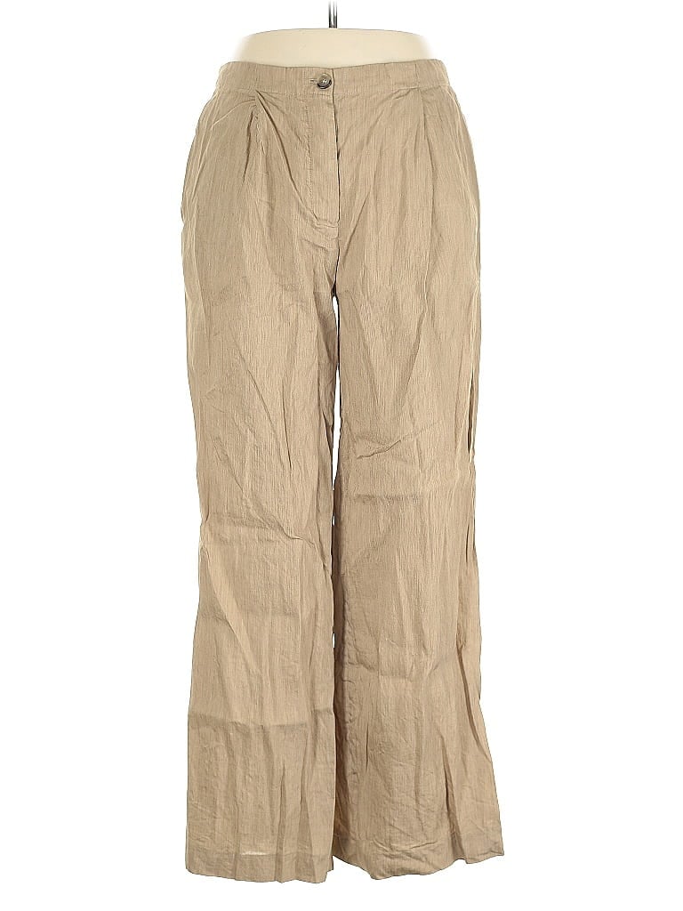 Pre-owned Massimo Dutti Casual Pants In Brown
