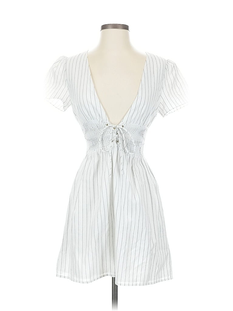 Pre-owned About Us Casual Dress In Silver