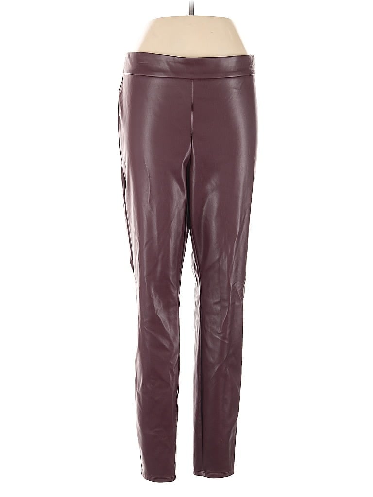 Pre-owned Bar Iii Active Pants In Burgundy