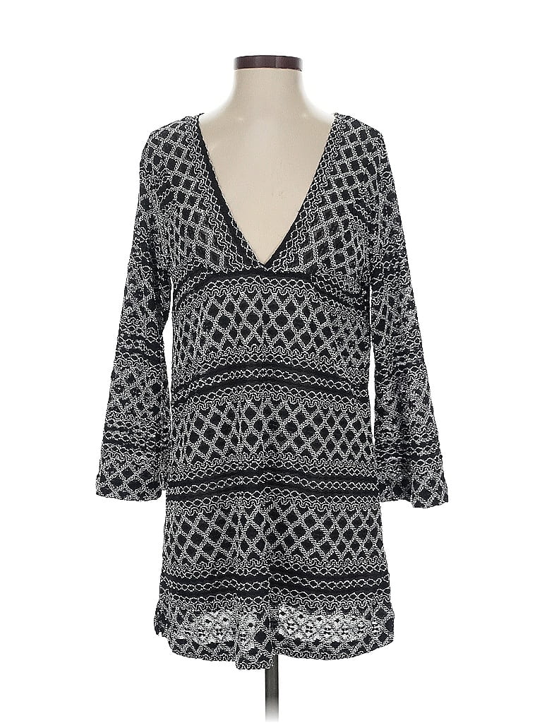 Pre-owned J Valdi Casual Dress In Gray