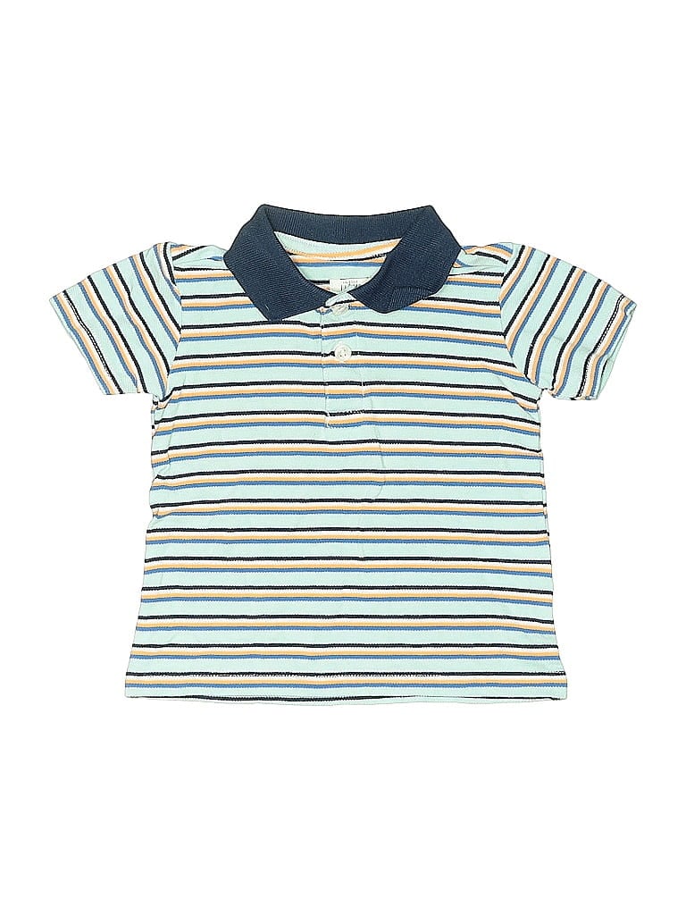 Pre-owned Assorted Brands Babies' Short Sleeve Top Teal Tops In Blue