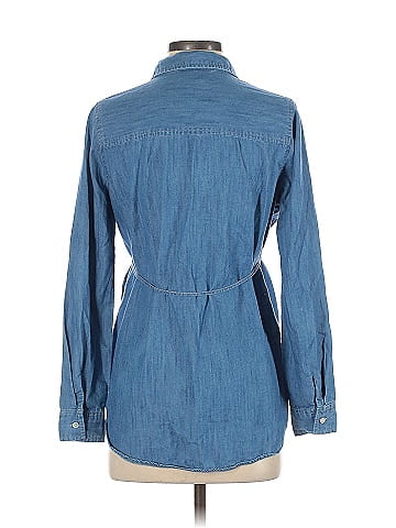 Motherhood Long Sleeve Button-Down Shirt (view 2)