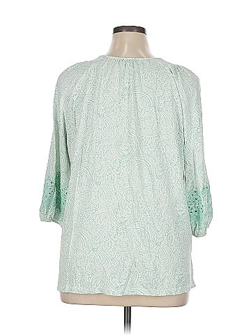 Talbots 3/4 Sleeve Blouse (view 2)