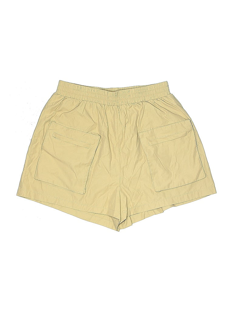 Pre-owned Forever 21 Khaki Shorts In Yellow