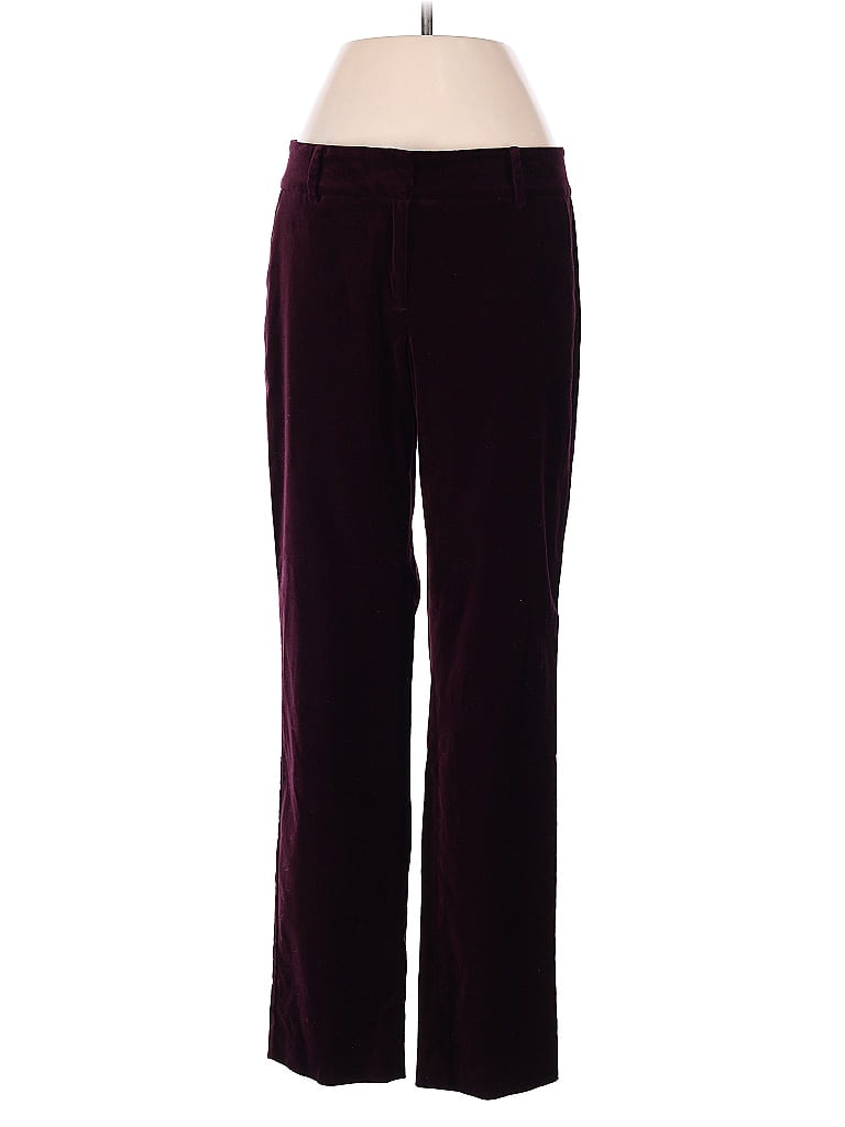 Pre-owned Ann Taylor Casual Pants In Burgundy