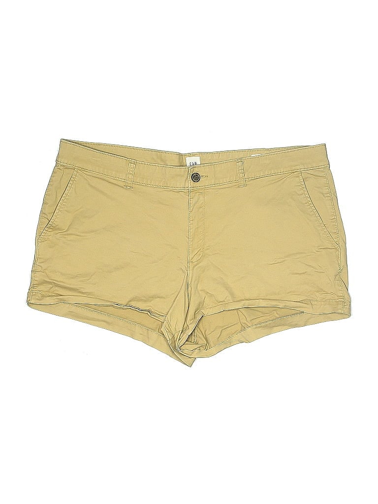 Pre-owned Gap Khaki Shorts In Yellow