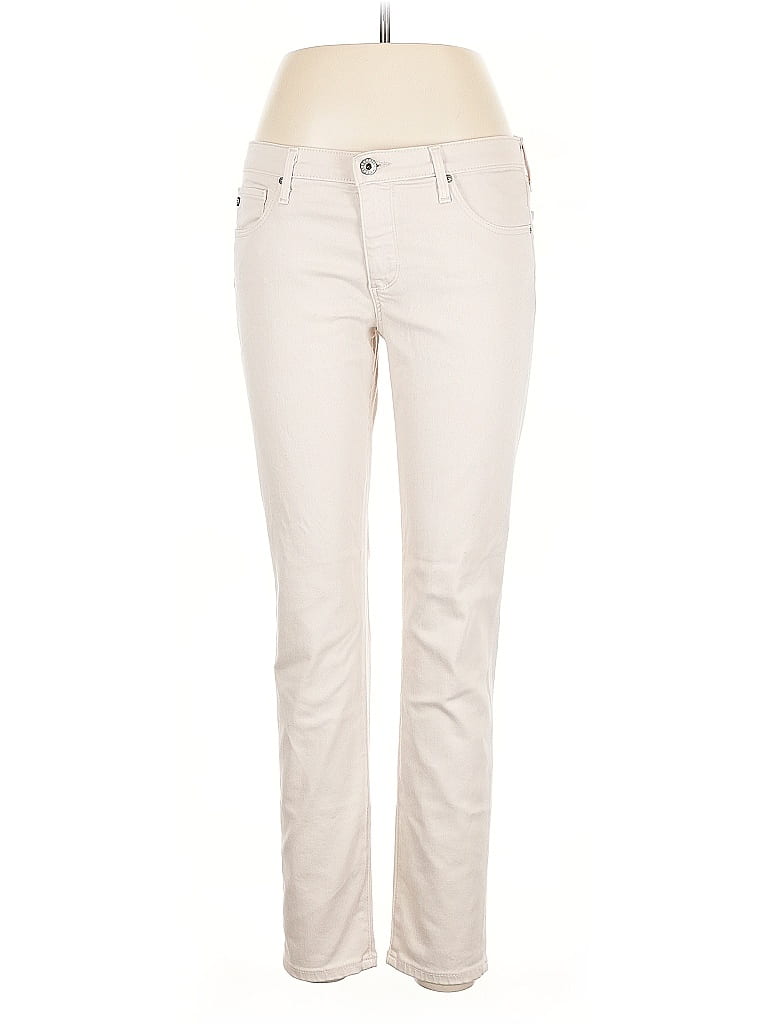Pre-owned Adriano Goldschmied Jeans In White