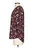DR2 100% Polyester Burgundy 3/4 Sleeve Blouse Size XS - photo 5
