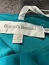 David's Bridal 100% Polyester Teal Cocktail Dress Size 2 - photo 6