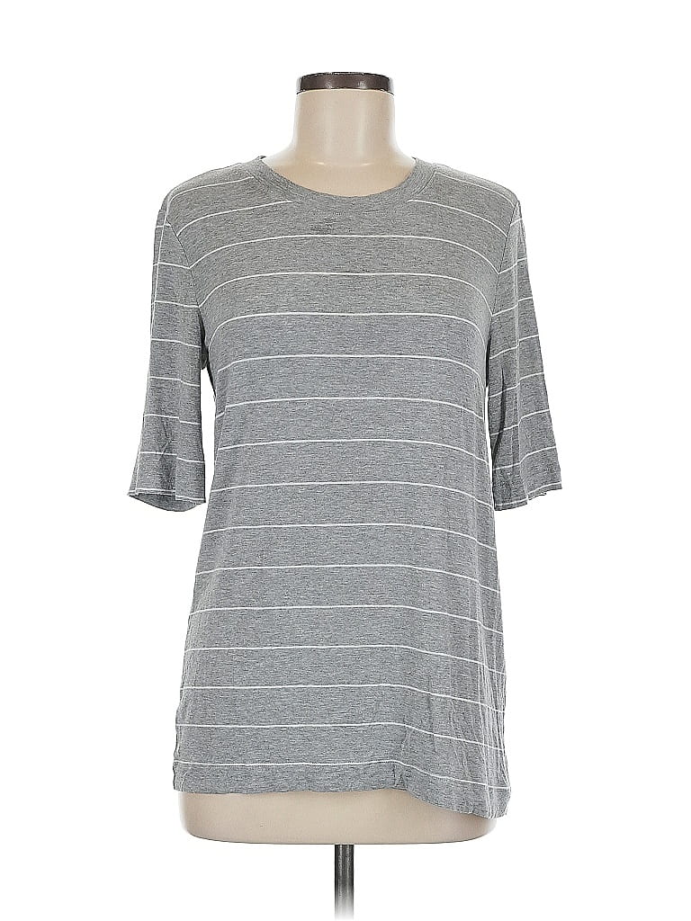 Pre-owned Banana Republic 3/4 Sleeve T-shirt In Gray