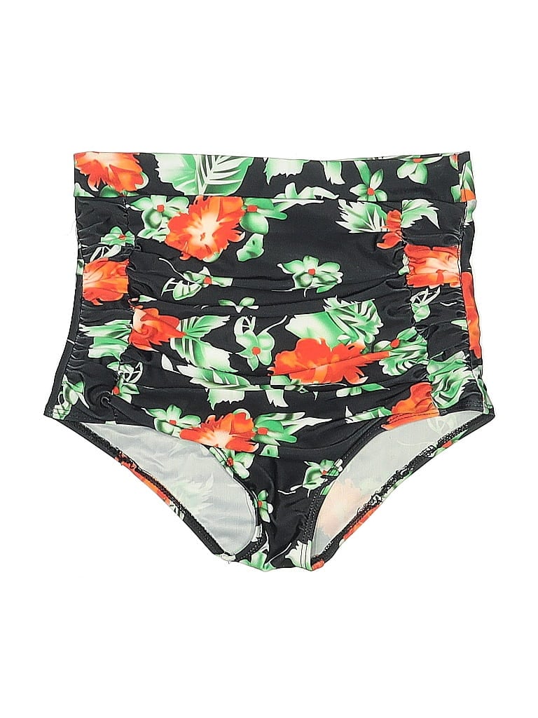 Pre-owned Unbranded Swimsuit Bottoms In Black