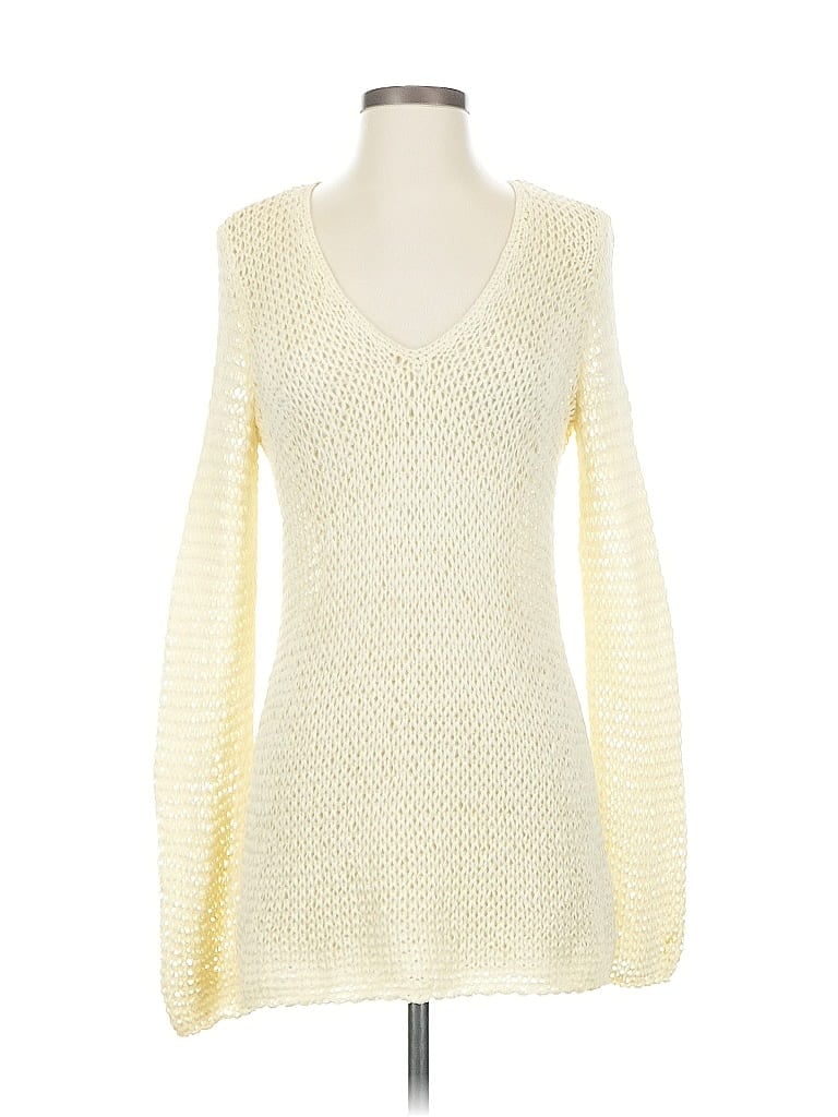 Click to view more detailed imagery on our partner's website Pre-owned Jjill Long Sleeve Top Yellow V Neck Tops