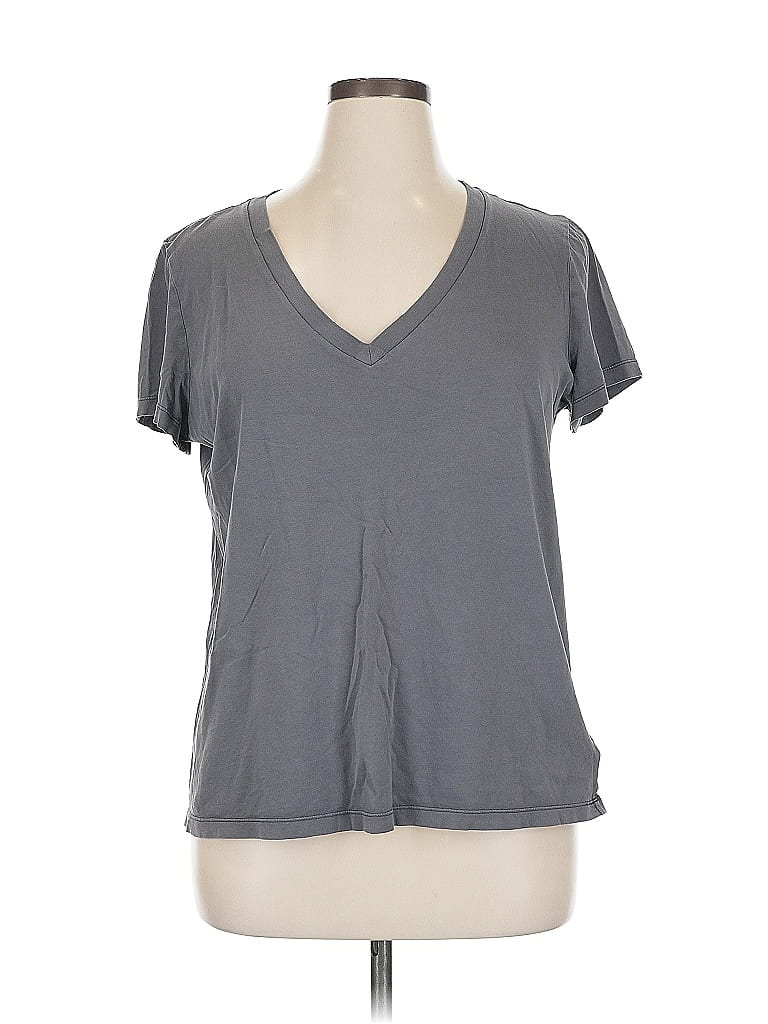 Pre-owned Gap Short Sleeve T-shirt In Gray