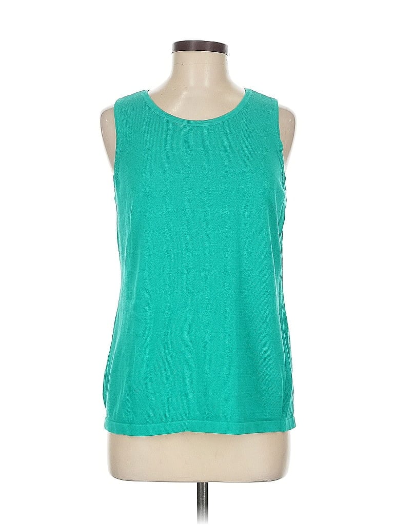 Pre-owned Chico's Sleeveless T-shirt In Blue
