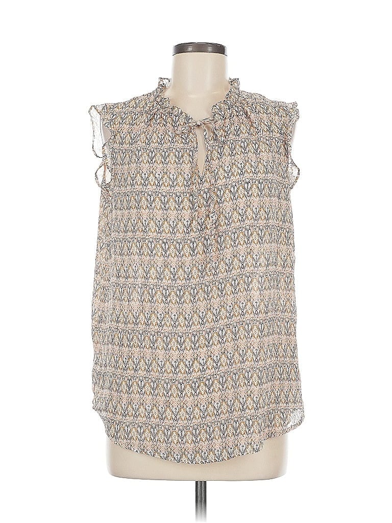 Pre-owned Rachel Rachel Roy Sleeveless Blouse In White