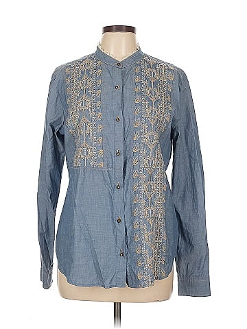 Tiny Long Sleeve Button-Down Shirt (view 1)