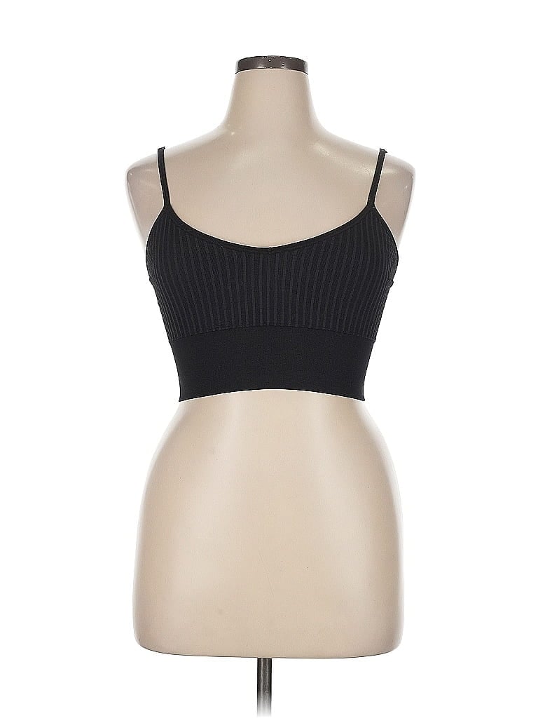 Pre-owned Unbranded Tube Top Black Strapless Neckline Tops