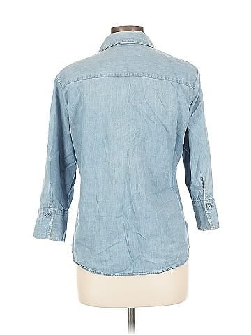 Foxcroft 3/4 Sleeve Button-Down Shirt (view 2)