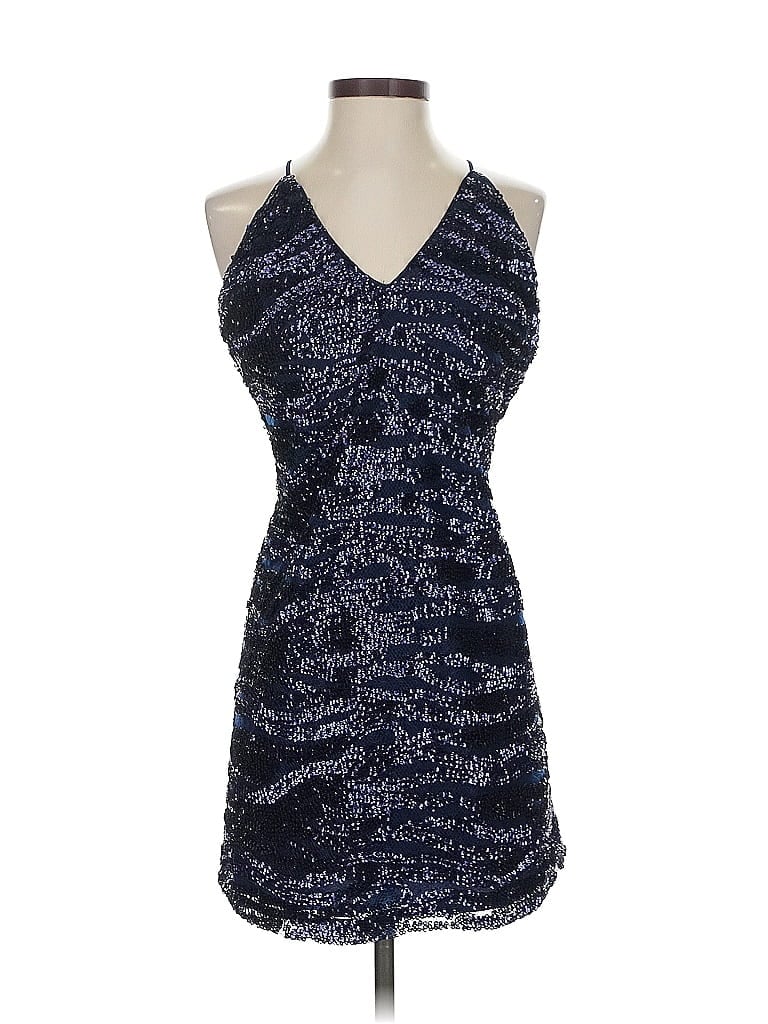 Pre-owned Lucy Paris Cocktail Dress In Blue