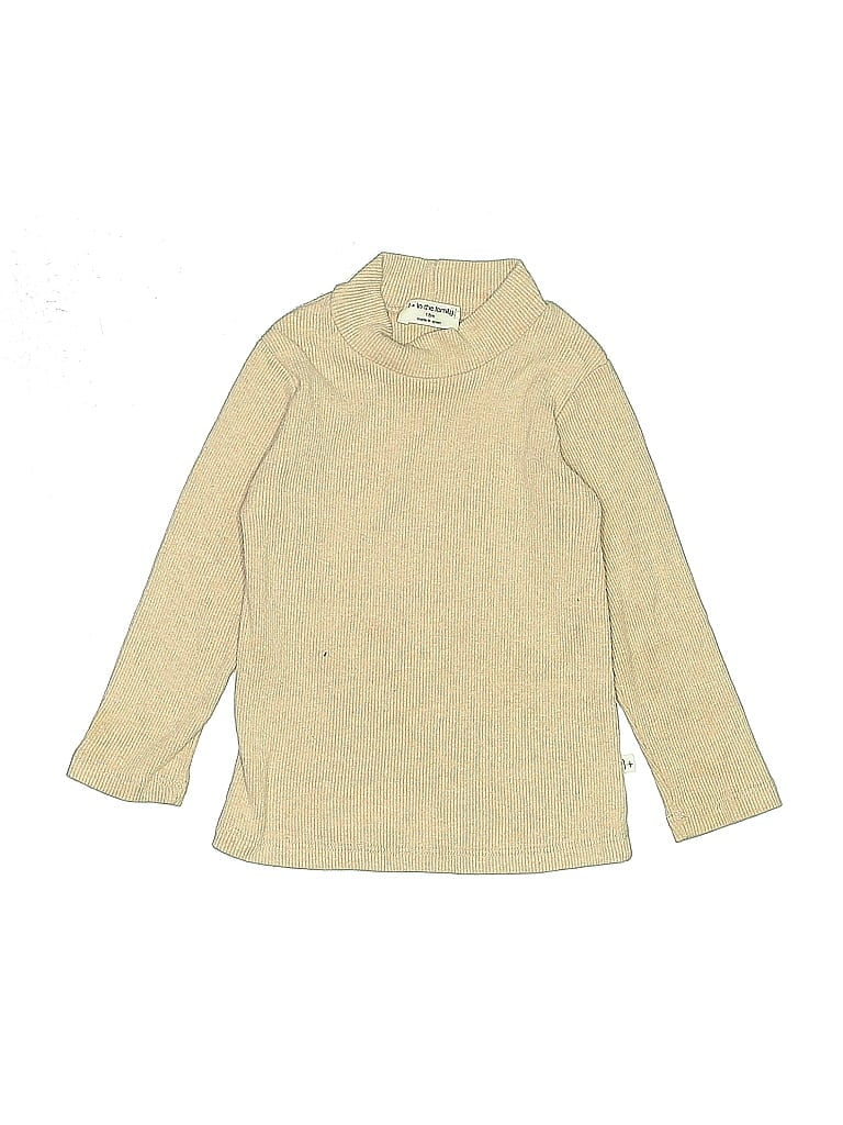 Click to view more detailed imagery on our partner's website Pre-owned 1+ In The Family Kids' Turtleneck Sweater In Brown