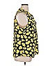 Soho JEANS NEW YORK & COMPANY Yellow Sleeveless Blouse Size XL - photo 3