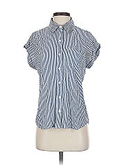 Cosmic Blue Love Short Sleeve Blouse