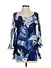 Michael Tyler Blue 3/4 Sleeve Blouse Size XS - photo 1