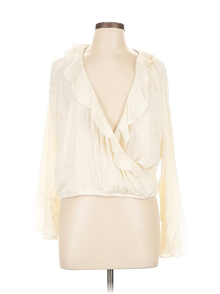 Pre-owned A New Day 3/4 Sleeve Blouse In White