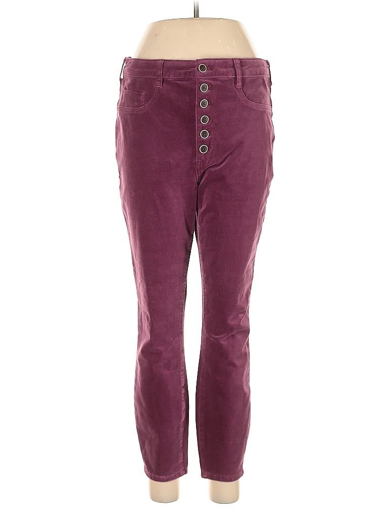 Pre-owned Pilcro By Anthropologie Casual Pants In Burgundy