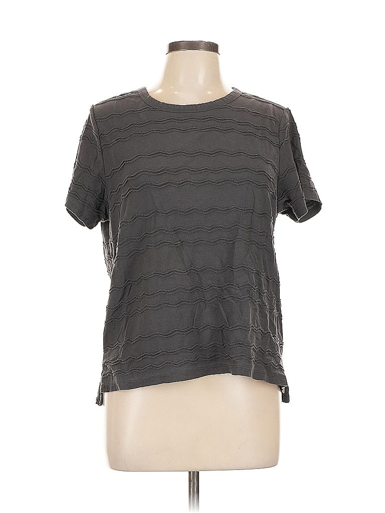 Pre-owned Old Navy Short Sleeve T-shirt In Gray