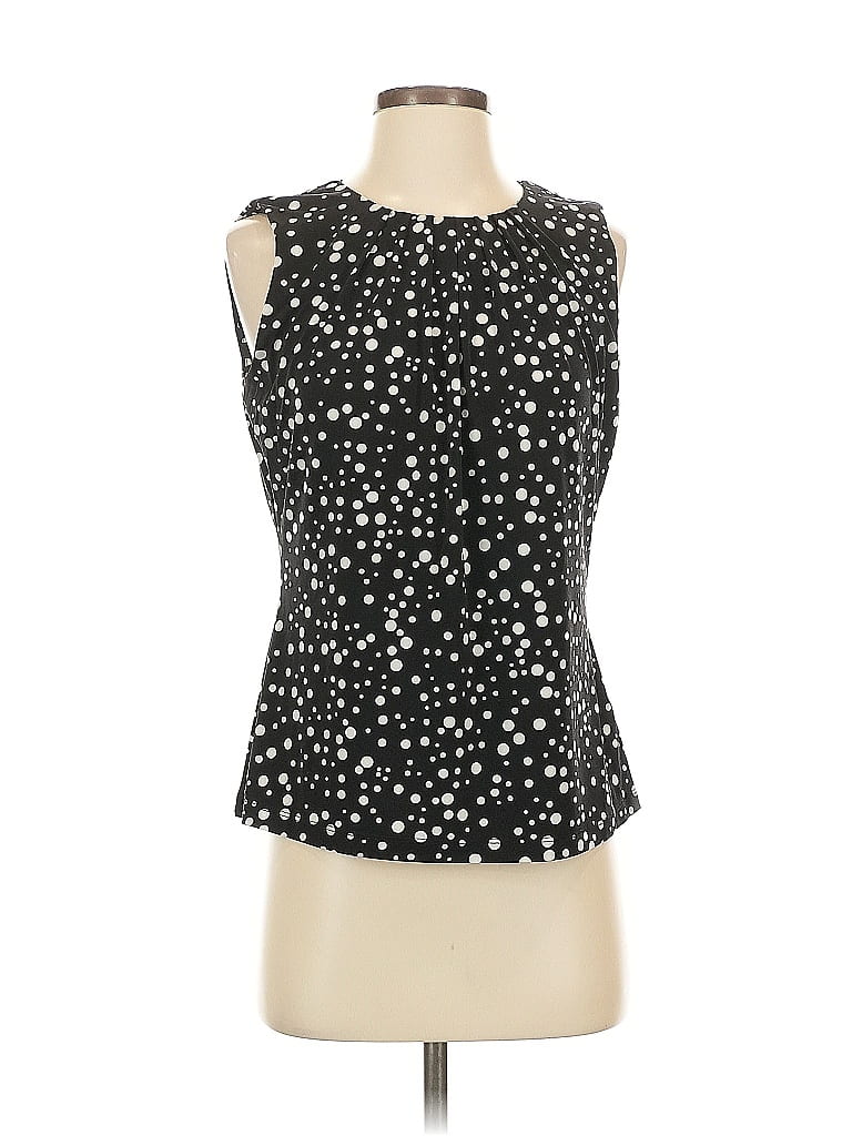 Pre-owned Calvin Klein Sleeveless Blouse In Black