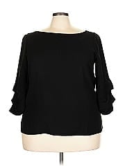 Lafayette 148 New York 3/4 Sleeve Top