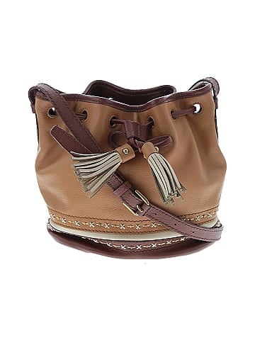 Isabella Fiore Leather Bucket Bag (view 1)